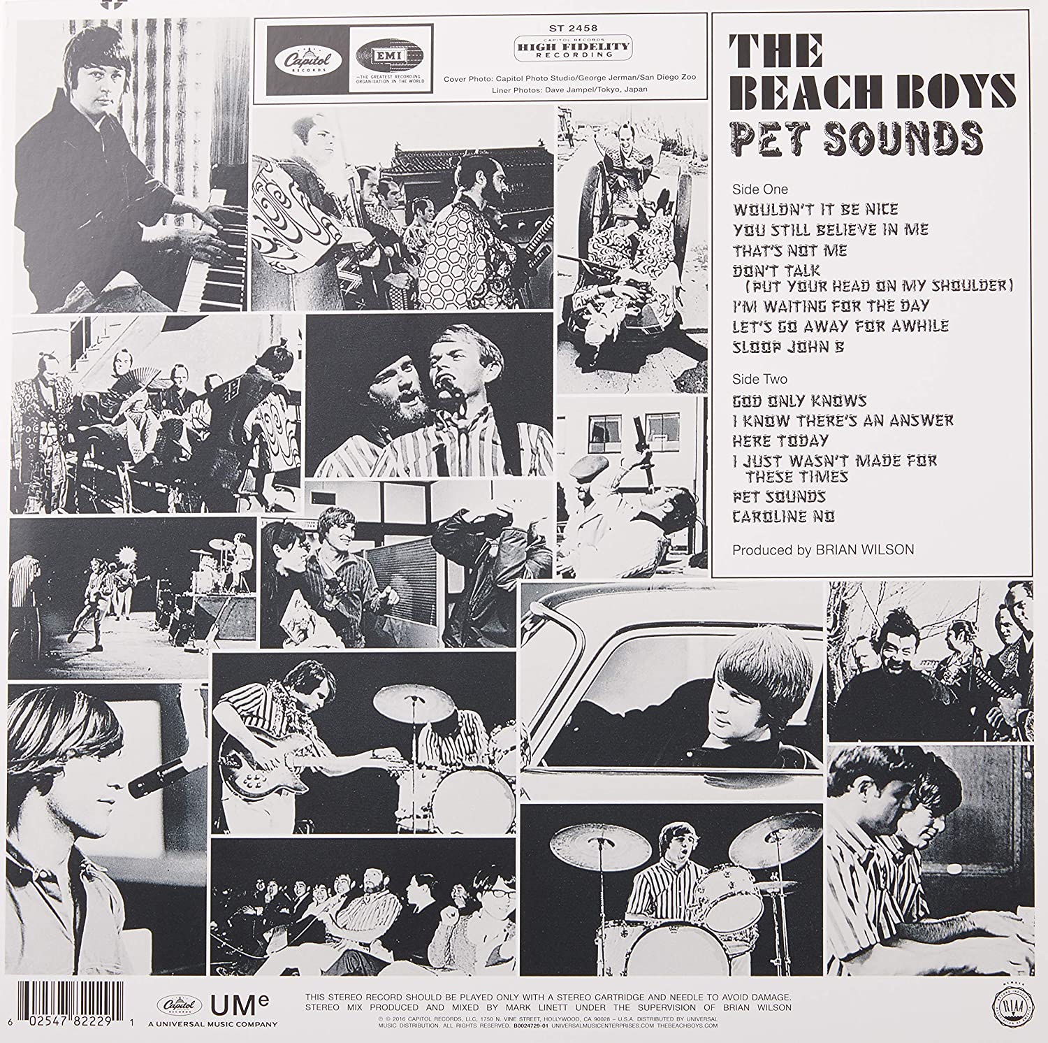 THE BEACH BOYS - PET SOUNDS (50TH ANNIVERSARY - STEREO)