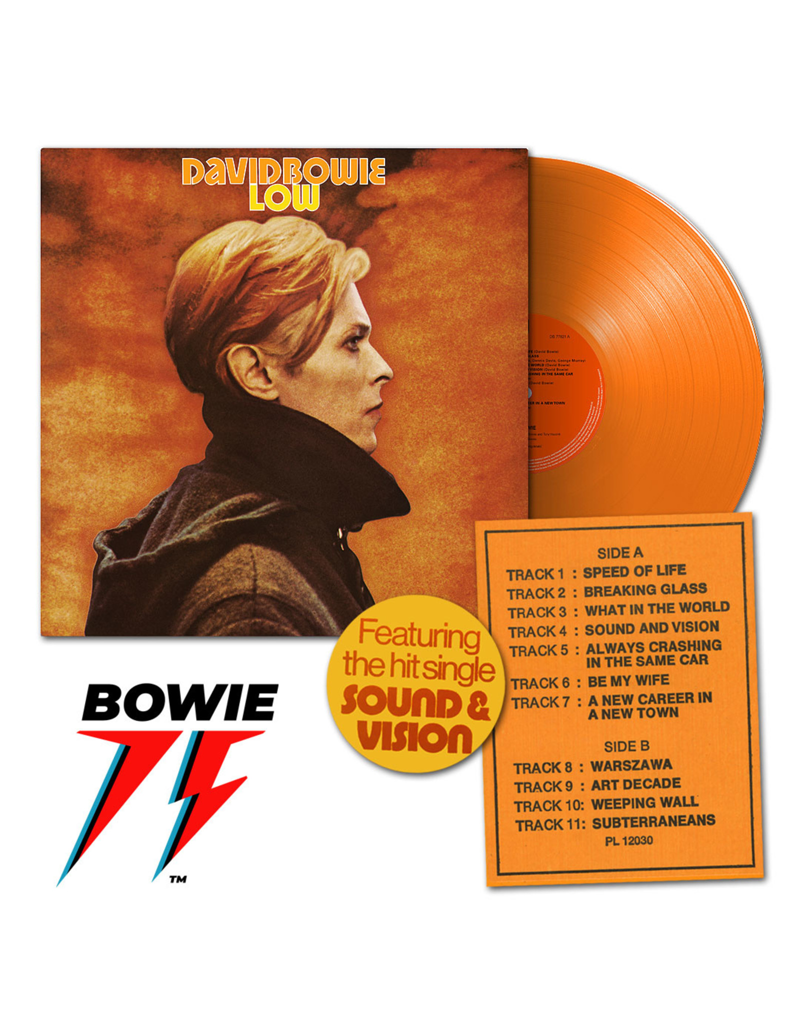 DAVID BOWIE - LOW (45th Anniversary) [Exclusive Orange Vinyl]